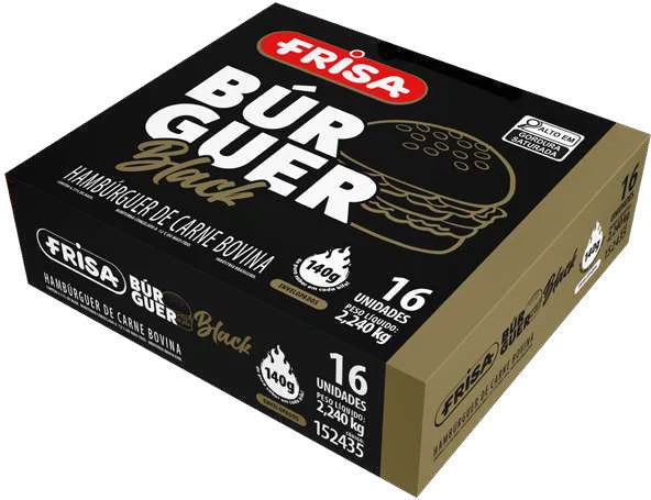 Caixa original Hambúrguer Black Frisa