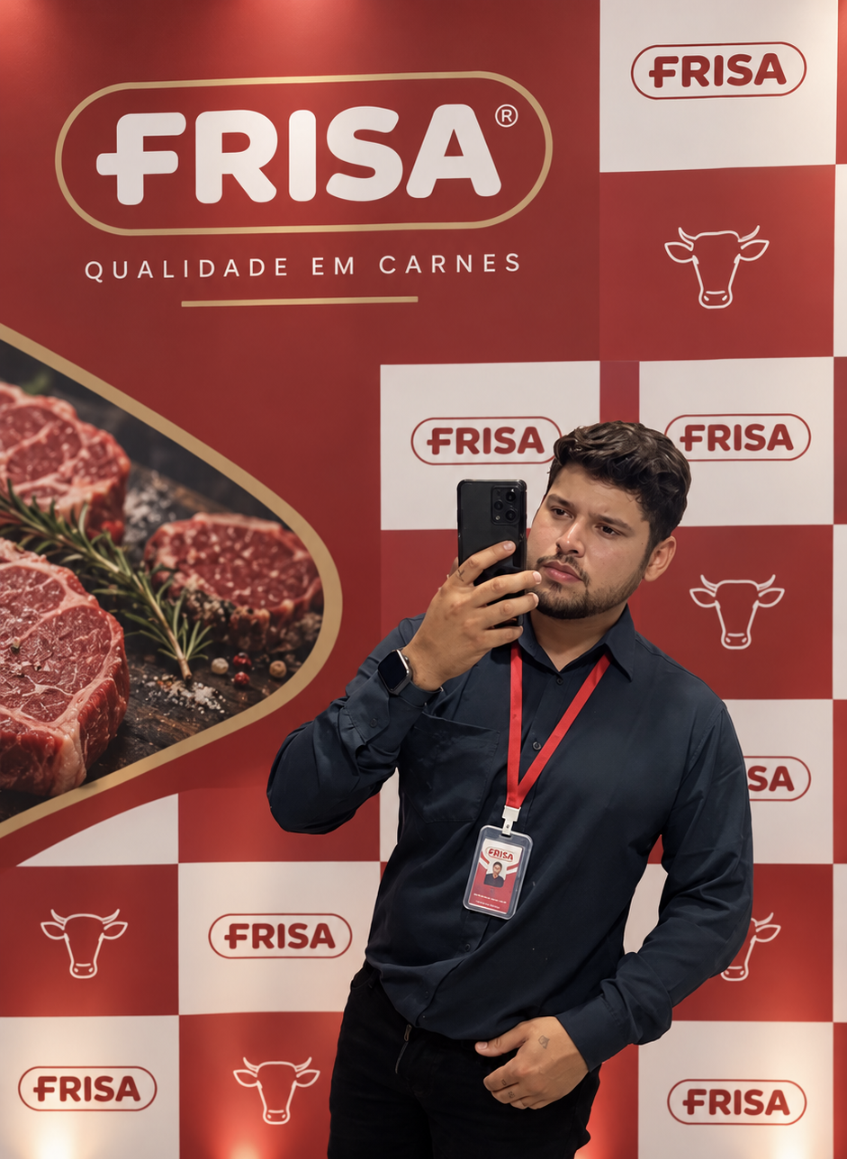 Foto original de Ricardo Andrade, vendedor Frisa